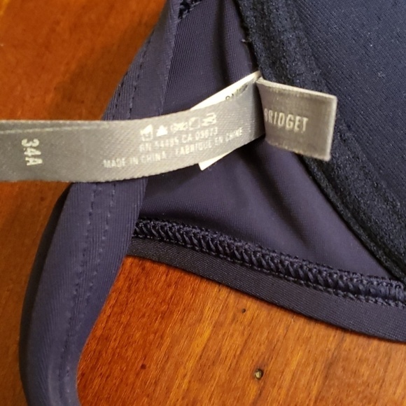 Aerie Bridget Halter Bikini Top 34A Padded Black - Picture 6 of 8